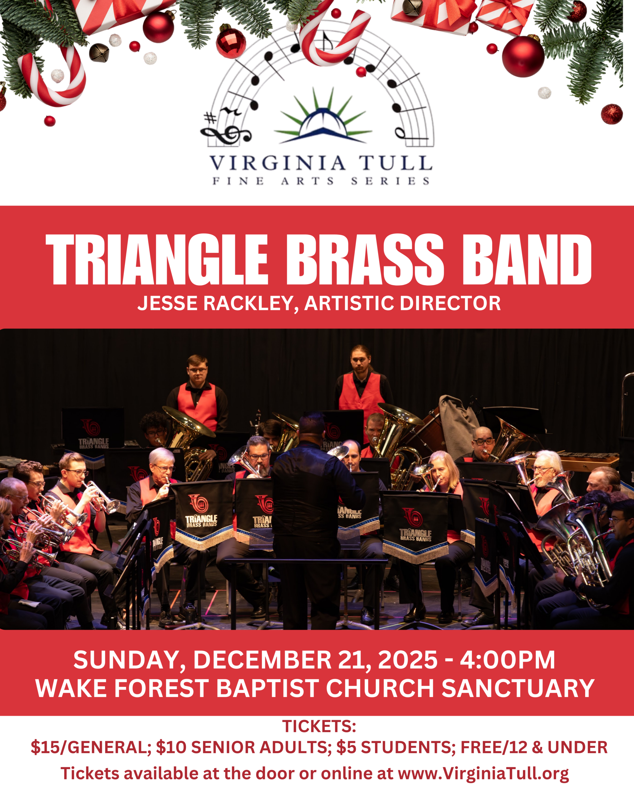 Red Bold Simple Music Event Flyer