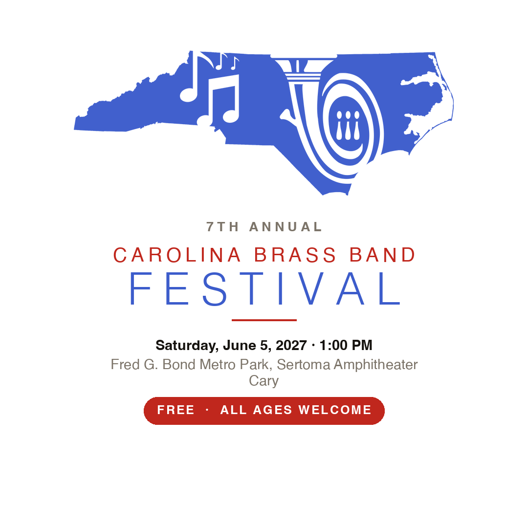 Carolina Brass Band Festival poster